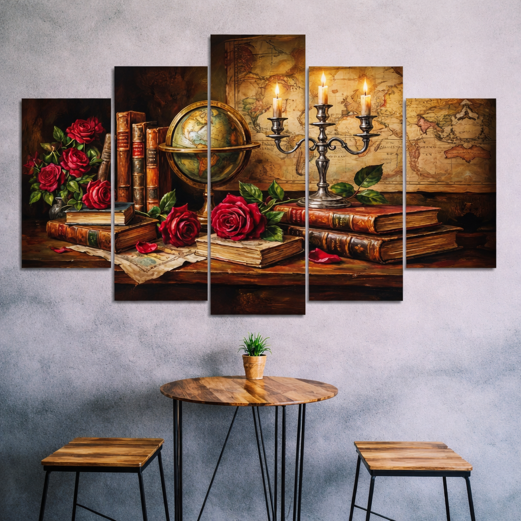 Antique Style Wall Art – Vintage Canvas Print