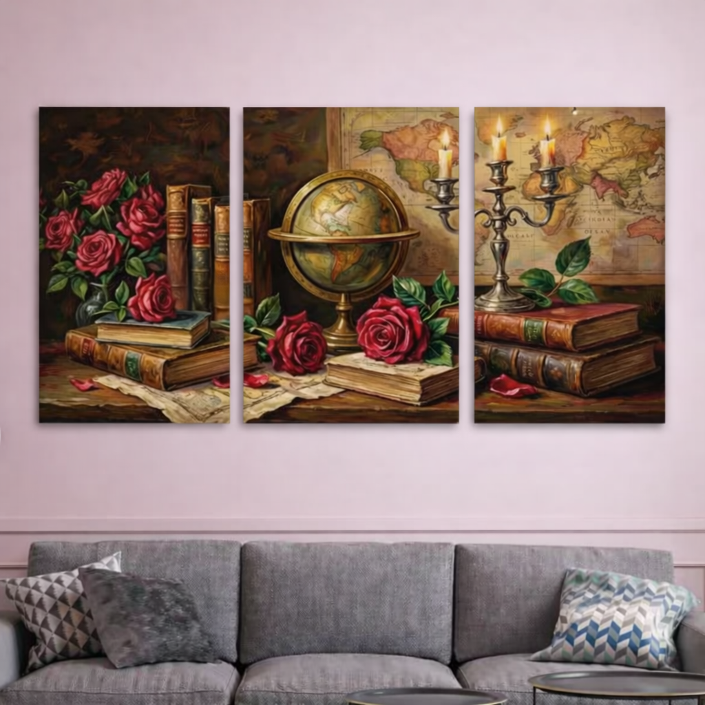 Antique Style Wall Art – Vintage Canvas Print