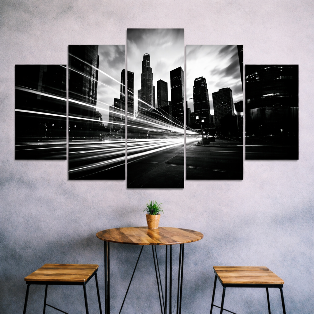 Black and White Photography Wall Art – Monochrome Canvas Print