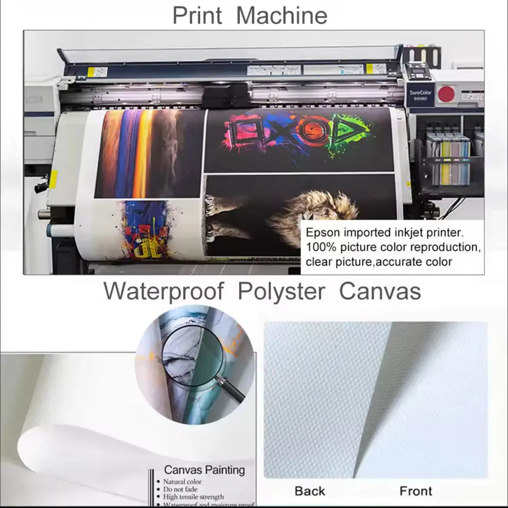 Oversized Statement Canvas Wall Art – Extra Large Modern Print Hero Printz