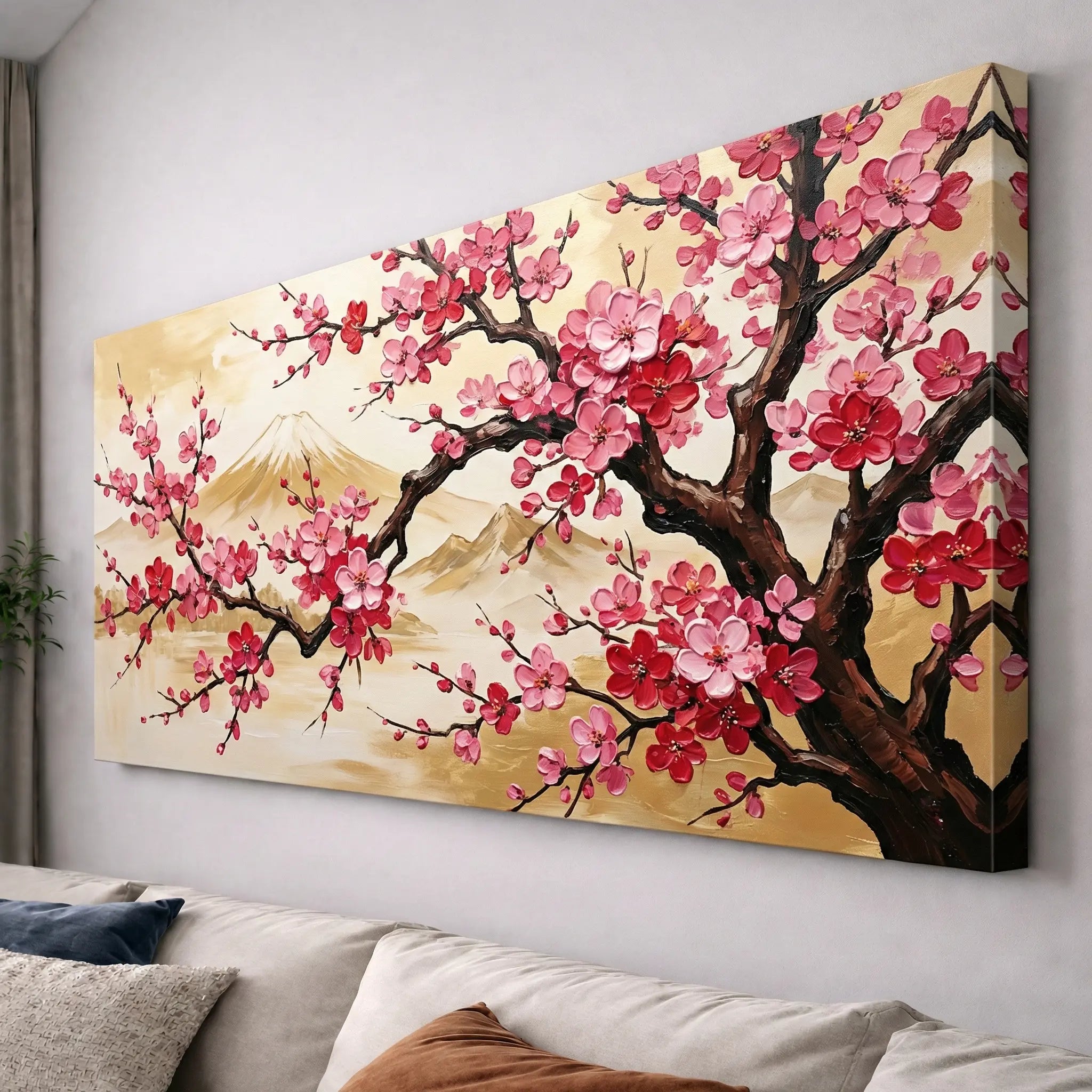 Japanese Cherry Blossom Painting – Elegant Wall Art Hero Printz