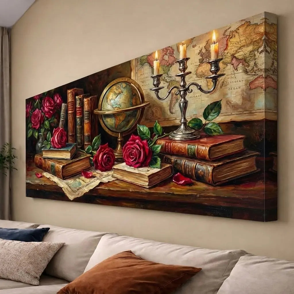 Antique Style Wall Art – Vintage Canvas Print Hero Printz