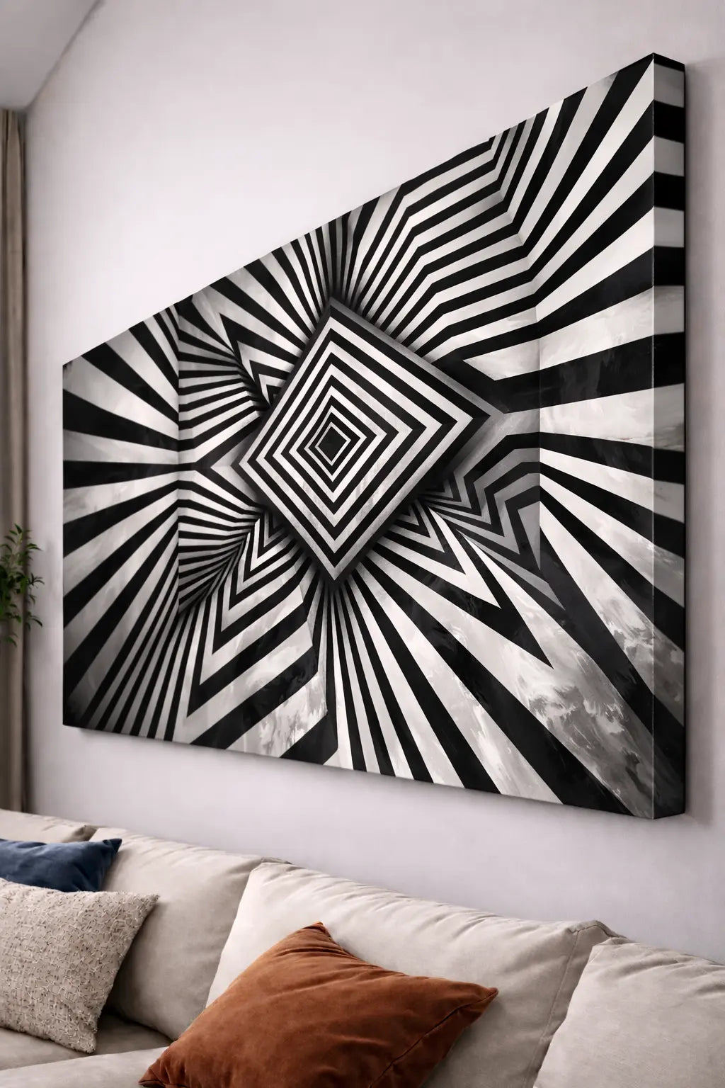 Black and White Wall Art – Modern Canvas Print Hero Printz